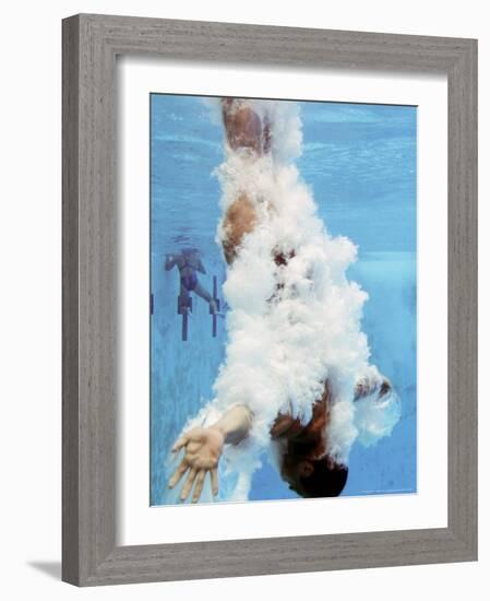 AT&T USA Diving Grand Prix, Fort Lauderdale, Florida-J. Pat Carter-Framed Photographic Print