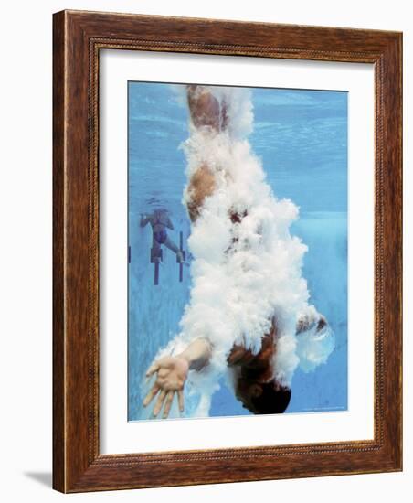 AT&T USA Diving Grand Prix, Fort Lauderdale, Florida-J. Pat Carter-Framed Photographic Print