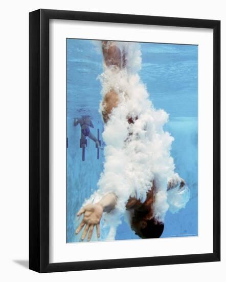 AT&T USA Diving Grand Prix, Fort Lauderdale, Florida-J. Pat Carter-Framed Photographic Print