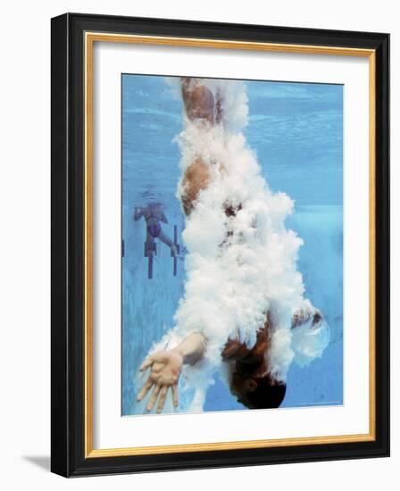 AT&T USA Diving Grand Prix, Fort Lauderdale, Florida-J. Pat Carter-Framed Photographic Print