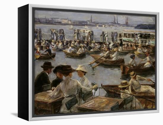 At the Alster in Hamburg, 1910-Max Liebermann-Framed Premier Image Canvas