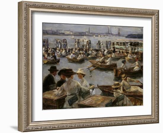 At the Alster in Hamburg, 1910-Max Liebermann-Framed Giclee Print