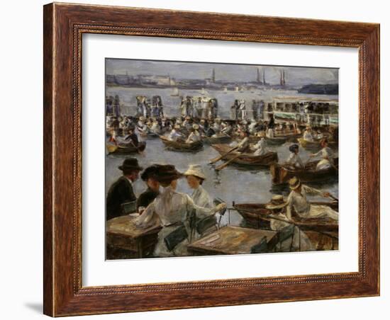 At the Alster in Hamburg, 1910-Max Liebermann-Framed Giclee Print