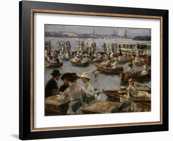 At the Alster in Hamburg, 1910-Max Liebermann-Framed Giclee Print