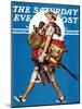 "At the Auction" or "Found Treasure" Saturday Evening Post Cover, July 31,1937-Norman Rockwell-Mounted Giclee Print