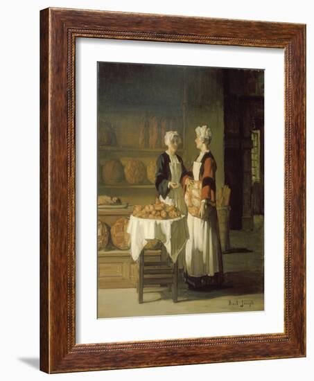 At the Bakery, C. 1900-Joseph Bail-Framed Giclee Print