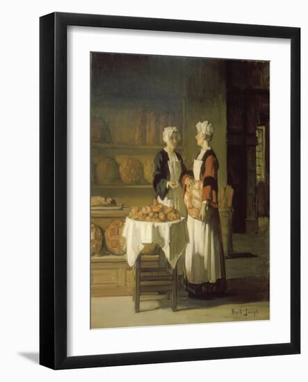 At the Bakery, C. 1900-Joseph Bail-Framed Giclee Print