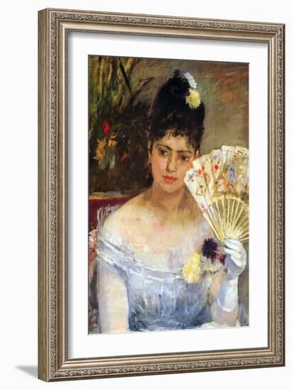 At the Ball-Berthe Morisot-Framed Art Print