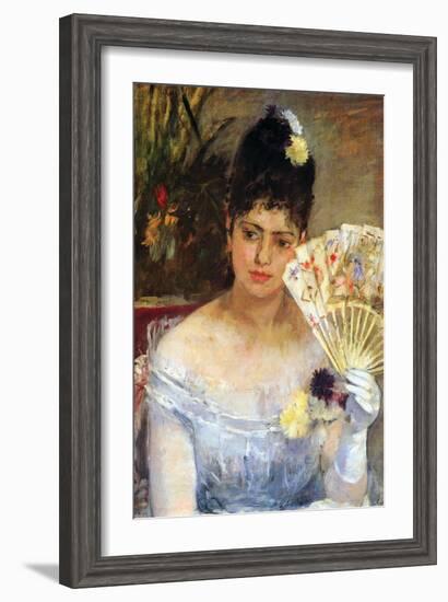 At the Ball-Berthe Morisot-Framed Art Print