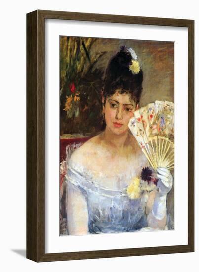 At the Ball-Berthe Morisot-Framed Art Print