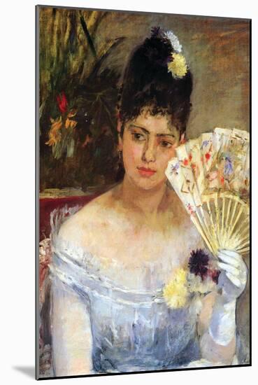 At the Ball-Berthe Morisot-Mounted Art Print