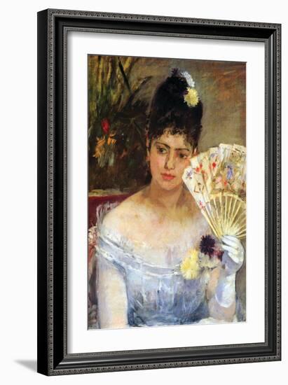 At the Ball-Berthe Morisot-Framed Art Print