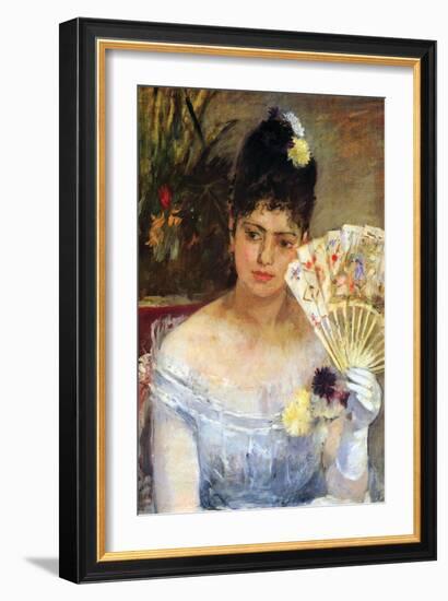 At the Ball-Berthe Morisot-Framed Art Print