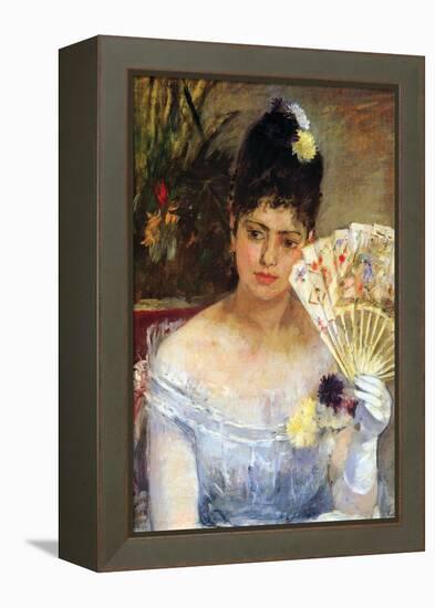 At the Ball-Berthe Morisot-Framed Stretched Canvas