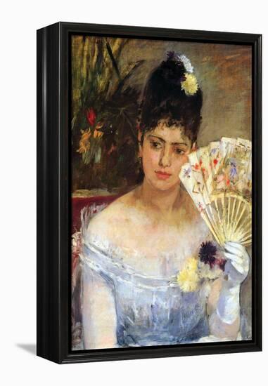 At the Ball-Berthe Morisot-Framed Stretched Canvas