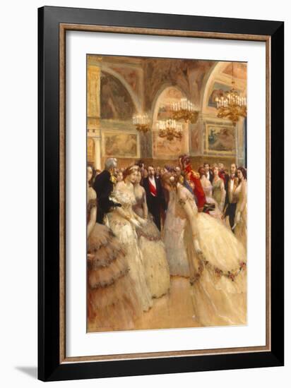 At the Ball-Auguste Francois Gorguet-Framed Giclee Print
