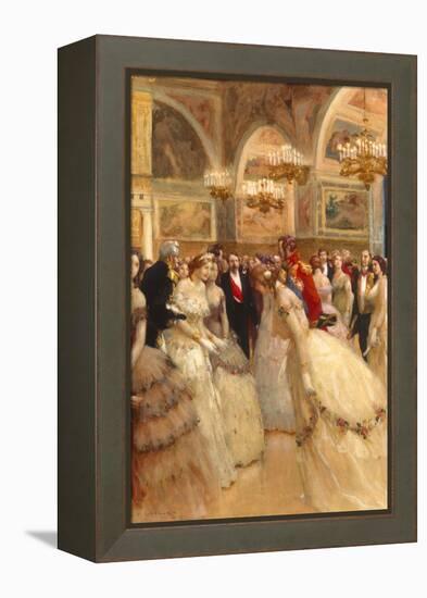 At the Ball-Auguste Francois Gorguet-Framed Premier Image Canvas