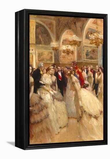 At the Ball-Auguste Francois Gorguet-Framed Premier Image Canvas