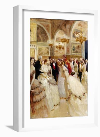 At the Ball-Auguste Francois Gorguet-Framed Giclee Print