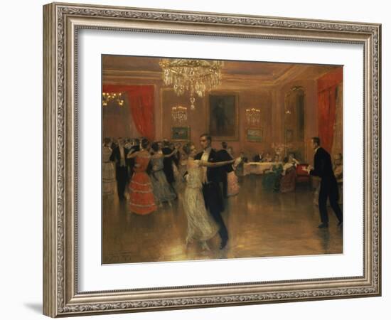 At the Ball-Frederick Vezin-Framed Giclee Print