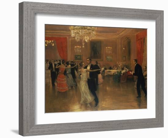 At the Ball-Frederick Vezin-Framed Giclee Print