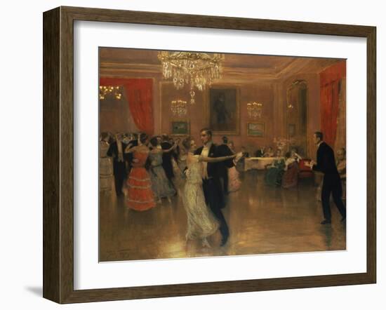 At the Ball-Frederick Vezin-Framed Giclee Print