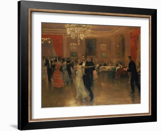 At the Ball-Frederick Vezin-Framed Giclee Print