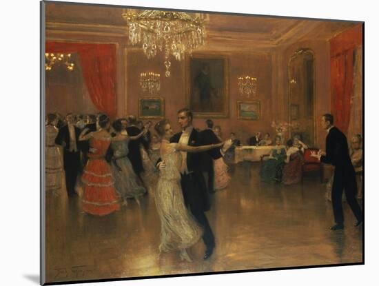 At the Ball-Frederick Vezin-Mounted Giclee Print