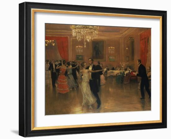 At the Ball-Frederick Vezin-Framed Giclee Print