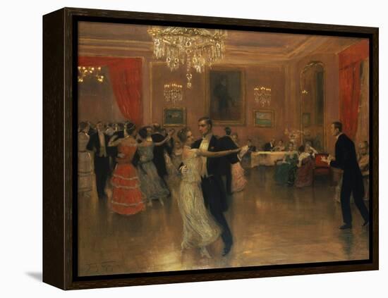 At the Ball-Frederick Vezin-Framed Premier Image Canvas