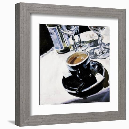 At The Bar 1-Véronique Van Der Esch-Framed Art Print