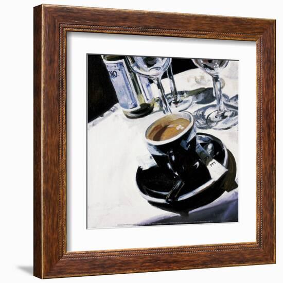 At The Bar 1-Véronique Van Der Esch-Framed Art Print