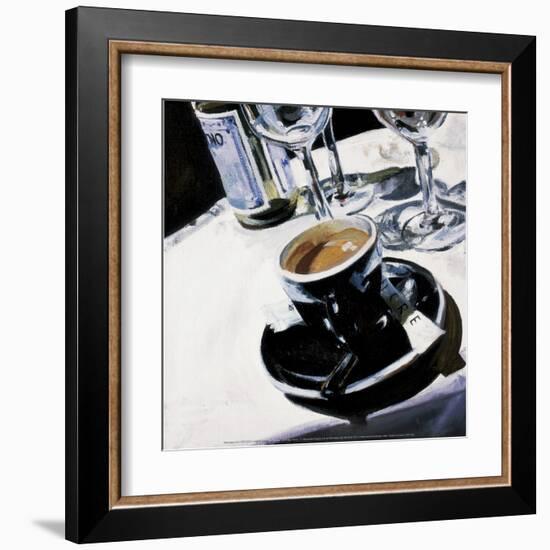 At The Bar 1-Véronique Van Der Esch-Framed Art Print