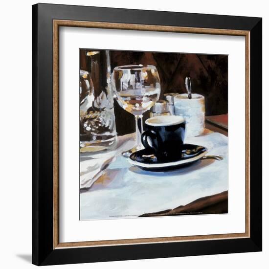 At The Bar 2-Véronique Van Der Esch-Framed Art Print