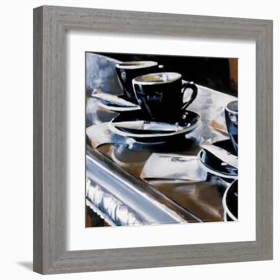 At The Bar 3-Véronique Van Der Esch-Framed Art Print