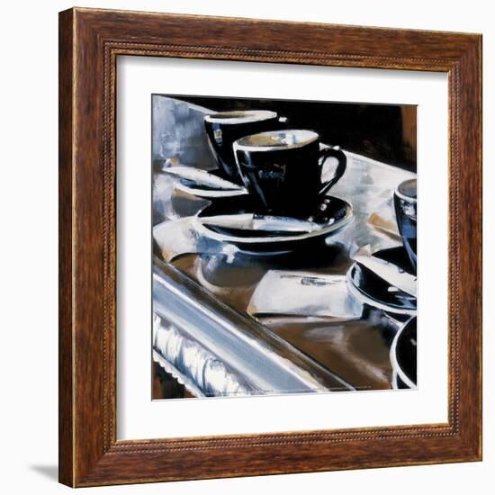 At The Bar 3-Véronique Van Der Esch-Framed Art Print