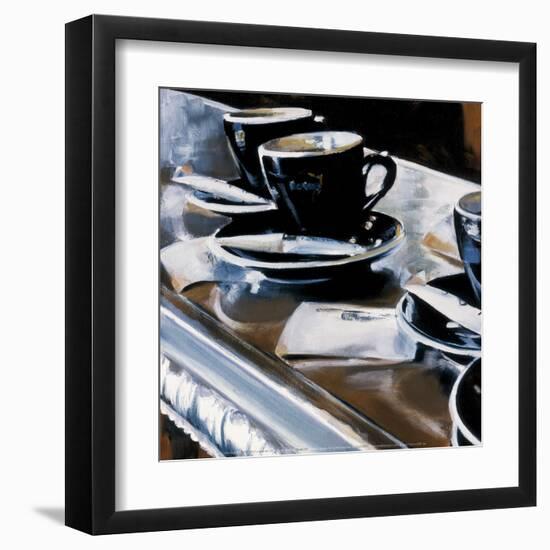 At The Bar 3-Véronique Van Der Esch-Framed Art Print