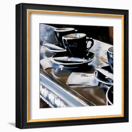 At The Bar 3-Véronique Van Der Esch-Framed Art Print