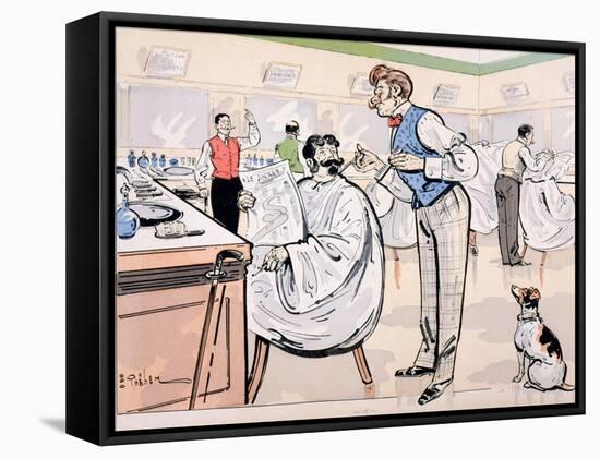 At the Barber and Reading 'Le Jockey', c.1905-E. Thelem-Framed Premier Image Canvas