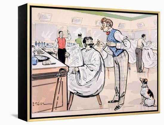 At the Barber and Reading 'Le Jockey', c.1905-E. Thelem-Framed Premier Image Canvas