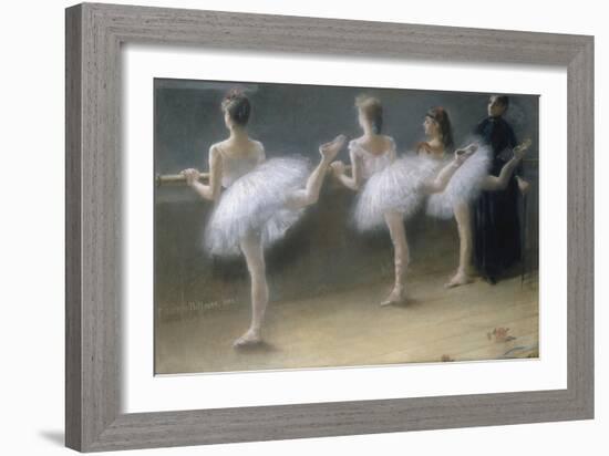 At the Barre, 1888-Pierre Carrier-belleuse-Framed Giclee Print