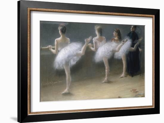 At the Barre, 1888-Pierre Carrier-belleuse-Framed Giclee Print