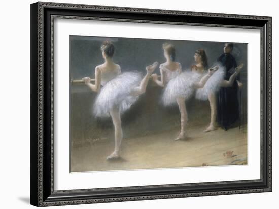 At the Barre, 1888-Pierre Carrier-belleuse-Framed Giclee Print