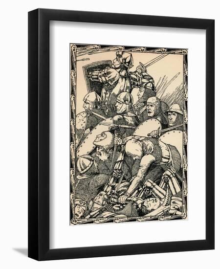 At the Battle of Agincourt, 1902-Patten Wilson-Framed Giclee Print