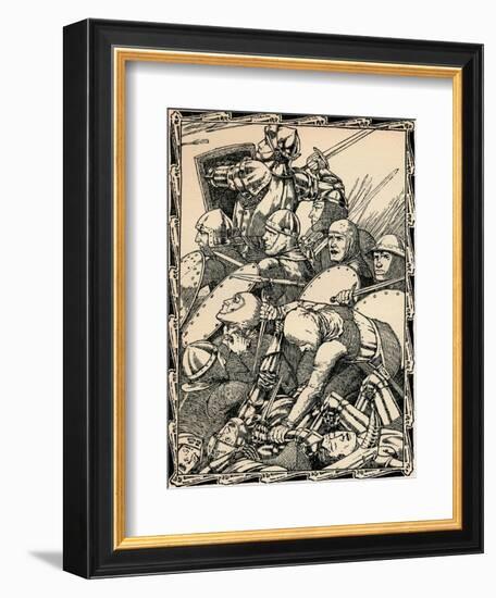 At the Battle of Agincourt, 1902-Patten Wilson-Framed Giclee Print