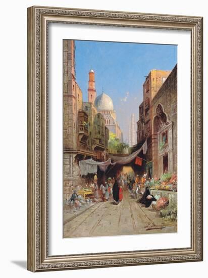 At the Bazaar-Richard Karlovich Zommer-Framed Giclee Print