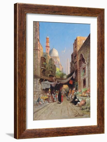 At the Bazaar-Richard Karlovich Zommer-Framed Giclee Print