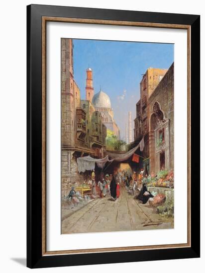 At the Bazaar-Richard Karlovich Zommer-Framed Giclee Print