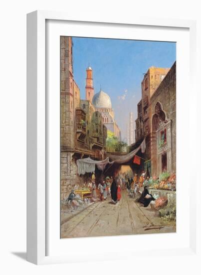 At the Bazaar-Richard Karlovich Zommer-Framed Giclee Print