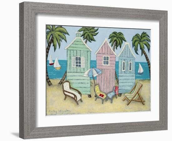 At the Beach I-Holly Wojahn-Framed Art Print